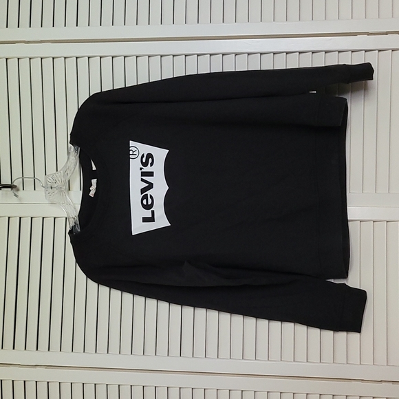 Levi's Tops - Levi's Women's Long Sleeve Graphic Standard Crew Sweatshirt